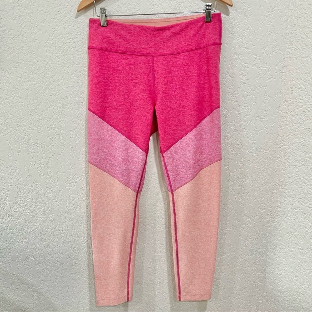 Out door voices colorblock pink high waisted leggings womens size XL - Picture 7 of 9